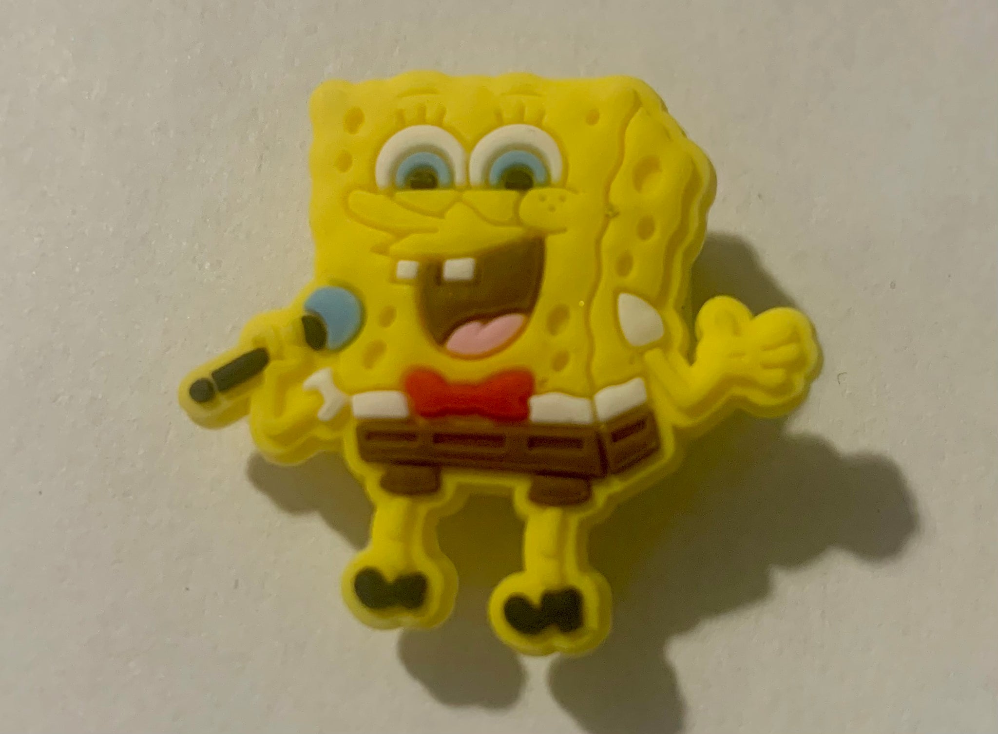 Singing Sponge Bob croc charm